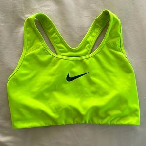 Nike neon sports bra size Small!